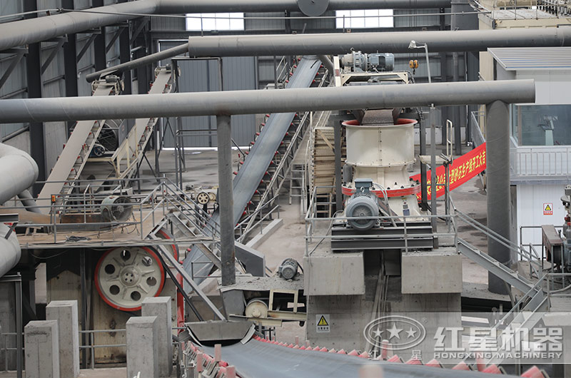 山西道砟石破碎线