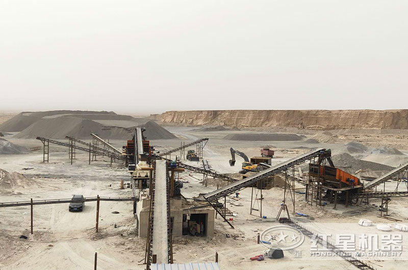 碎石加工生产线客户现场 碎石加工生产线客户现场