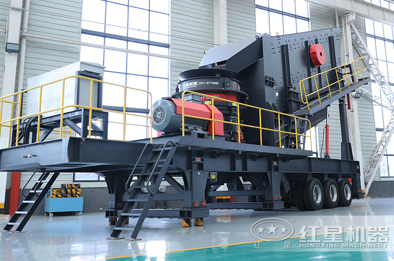 轮胎式移动破碎筛分站