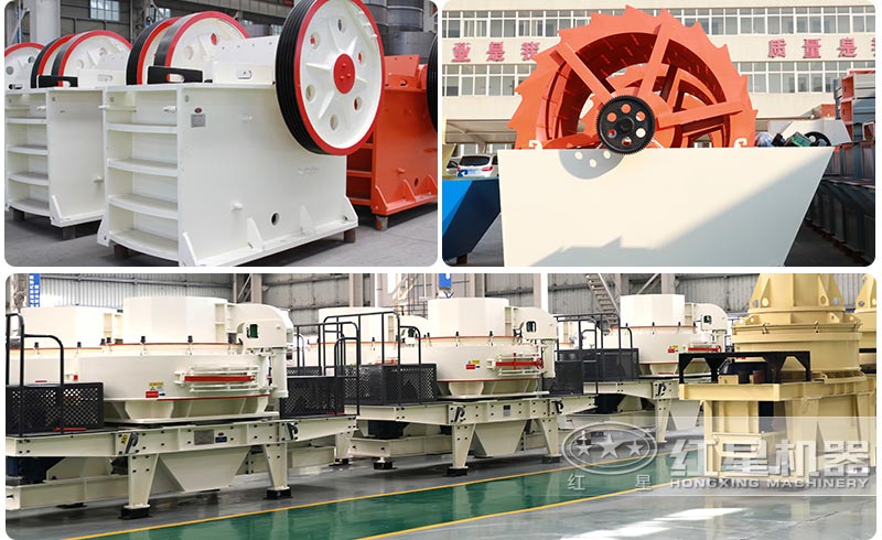 洗砂机+制砂生产线设备 洗砂机+制砂生产线设备