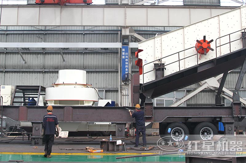 河南多宝手机网页版登录入口制砂机车间装配