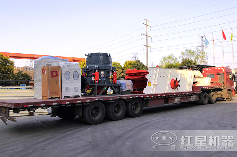 河南多宝手机网页版登录入口机制砂设备发货出厂，运往客户生产基地