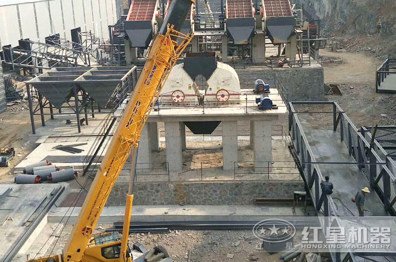时产500吨石子生产线主要破碎设备直拍 时产500吨石子生产线主要破碎设备直拍