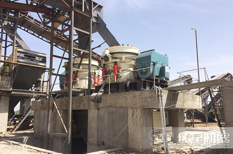 两台圆锥破并行使用,提高出砂率 两台圆锥破并行使用,提高出砂率