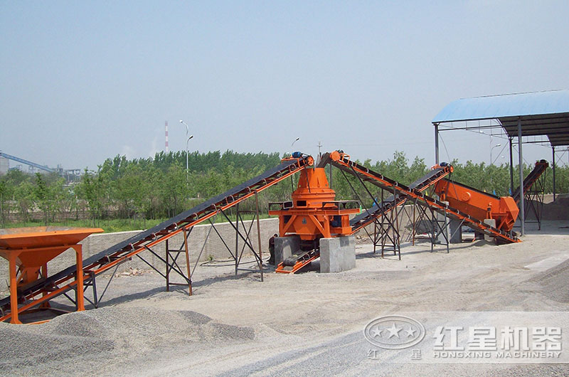 小型打砂机“在线”作业