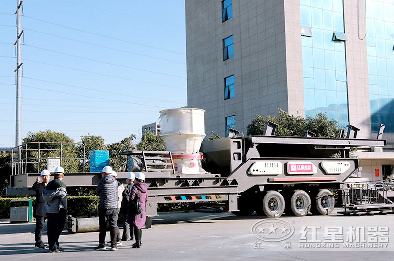 多宝手机网页版登录入口客户到厂参观建筑垃圾处理设备