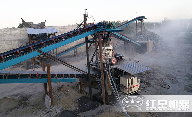 煤矸石制砂现场 煤矸石制砂现场