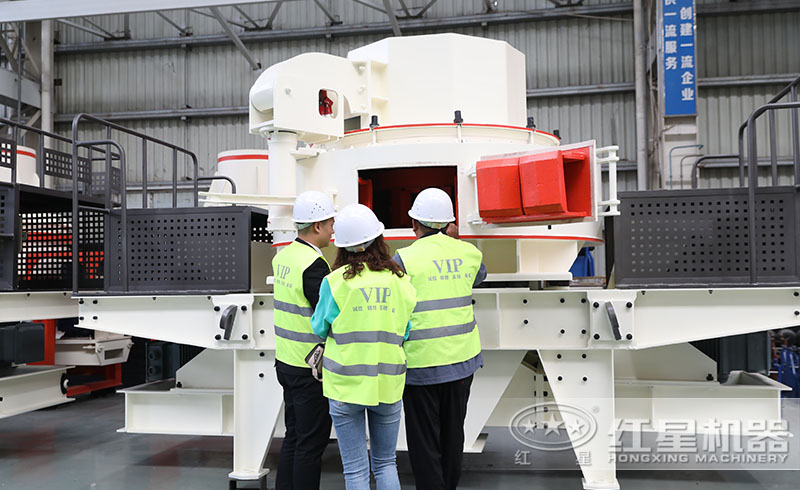 客户到厂考察多宝手机网页版登录入口制砂机