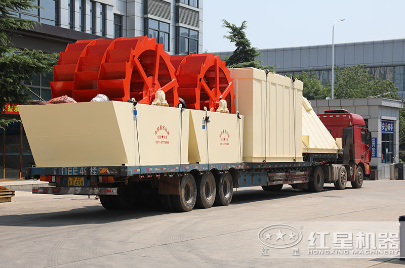 多宝手机网页版登录入口洗砂机发货现场 多宝手机网页版登录入口洗砂机发货现场